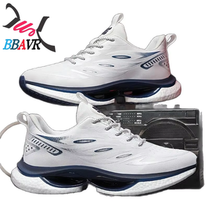 Zapatillas deportivas casuales transpirables de verano para hombre, diseño de malla blanca con cordones, aumento de altura, EVA, tendencia 2026, izquierda/derecha - Product Image 2