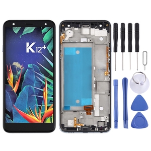 Pantalla TFT LCD para <span class=keywords><strong>LG</strong></span> <span class=keywords><strong>K40</strong></span> LMX420 / X4 2019 / K12 Plus, doble SIM con montaje completo de digitalizador - Product Image 1