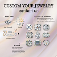 Ensemble de bijoux de luxe en or 14K 18K avec chaîne tennis et bracelet tennis élégant en diamant de laboratoire, tailles ovale, ronde et poire, pour femme