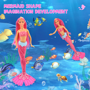 OEM 14 pouces 36 cm Vente chaude Jouets de poupée pour filles Fée en plastique Articulations mobiles Belle mode Ensemble de poupées colorées Jouets - Product Image 4