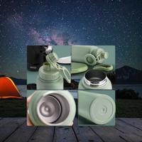 Tasse thermos en acier inoxydable 304 de grande capacité transfrontalière support de téléphone portable magnétique Pot d'espace portable