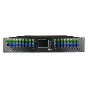 Amplificador de Fibra Óptica de 16 Puertos 1550nm EDFA con Conector SC, Equipo de Fibra Óptica - Product Image 1