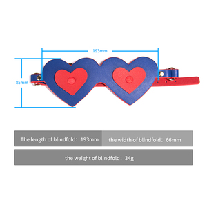 Maschera per Occhi <span class=keywords><strong>Sexy</strong></span> con Logo per Giochi di Coppia, Accessorio per Bondage - Product Image 6
