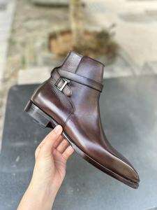 <span class=keywords><strong>Scarpe</strong></span> da uomo fatte a mano Welt Goodyear cucite - Product Image 2