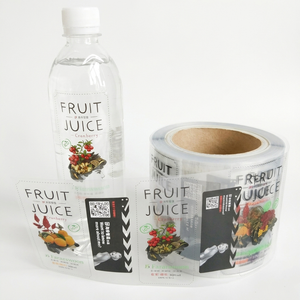 Custom Food Beverage Private logo Design <strong>Label</strong> Printing PVC clear <strong>Label</strong> Stickers Bottle Packaging Waterproof <strong>Transparent</strong> <strong>Label</strong> - Product Image 2