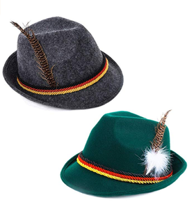 Oktoberfest Outfit <span class=keywords><strong>Costume</strong></span> Accessoires pour Hommes Chapeau Oktoberfest Allemand - Product Image 2