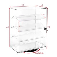 Présentoir en acrylique transparent de haute qualité pour lunettes et montures de lunettes de soleil, support organisateur, vente en gros d'usine, personnalisable