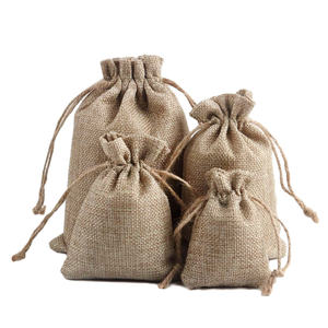 Sacchetto di <span class=keywords><strong>sacco</strong></span> di canna di fucile personalizzato di alta qualità riciclabile per gioielli regalo fave di cacao sacchetti di iuta di iuta di iuta con coulisse - Product Image 1