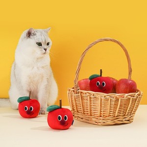 Juguetes para mascotas resistentes a arañazos y limpieza de dientes con temática de manzana - Product Image 3