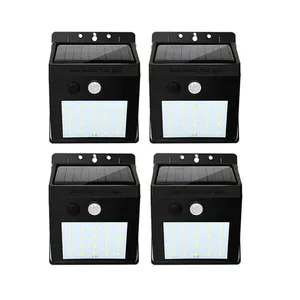 wall mounted led lamp garden ip65 solar color changing solar interaction wall lamp bright solar lights for wall