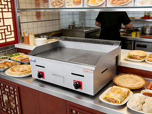 Nouvel équipement de restauration pour cuisine commerciale : Grilles à gaz en acier inoxydable, plaque de cuisson Teppanyaki, cuisinière à gaz de comptoir - Product Image 4
