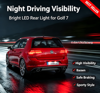 Feux arrière modifiés pour Volkswagen Golf 7 2014-2020, clignotants dynamiques, feux de freinage LED, ensemble de feux arrière de voiture