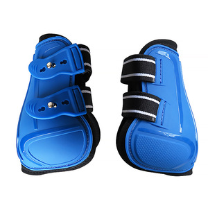 สินค้ามาใหม่ 1 คู่ รองขาหลังม้าและอุปกรณ์ป้องกันขาหลังม้า รองเอ็นม้า ปรับขนาดได้ มีหลายสี - Product Image 2