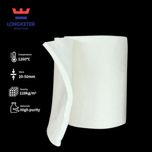 Jarum serat keramik selimut pukulan ketel uap suhu tinggi bahan isolasi pipa - Product Image 1