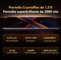Teléfono Inteligente POCO X7 5G, Octa Core, Snapdragon Serie 700, LTE, Pantalla de 120 Hz, Carga Rápida de 60 W