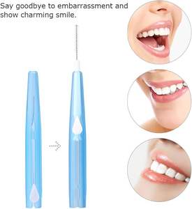 Brosse interdentaire mince 60 pièces fil dentaire choix recharge brosse interdentaire dents bâton cure-dents soie dentaire pour Oral nettoyage en profondeur - Product Image 3