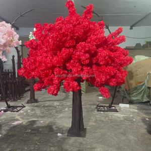 BL-AT28 Outsunny Albero Artificiale di Rose con Fiori, Pianta Finta per Interni ed Esterni, 200cm di Altezza, Alberi Fioriti Rosa e Verdi - Product Image 4