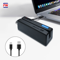 Lecteur-graveur de cartes bancaires et de cartes MSR avec port USB, lecteur et graveur de toutes les pistes HiCo LoCo - Lecteur magnétique MSR909