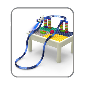 Set de Juguete Eléctrico de Pista Espacial de 120 Piezas con Bloques de Construcción DIY para Niños, Juego Educativo STEM para Interiores - Product Image 3