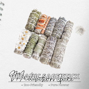 Cône d'encens de 4 pouces en sauge blanche naturelle et Palo Santo, bâtonnets de sauge de Californie, lot de purification en bois - Product Image 3