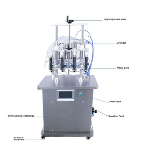 High Quality <b>Perfume</b> Making Processing 4 Heads <b>Perfume</b> Filling Machine 4 Nozzles Vacuum Filling Machine for Liquid - Product Image 3
