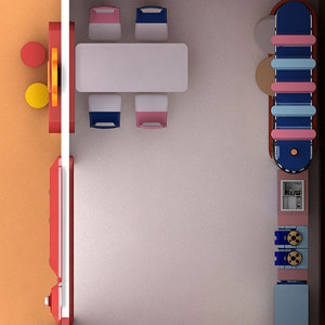 Centro de juegos interior de plástico con supermercado y edificios urbanos para área de juegos educativos para niños - Product Image 2