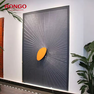 लक्जरी स्मार्ट मल्टी लॉक प्रवेश द्वार एल्यूमीनियम धातु स्टेनलेस स्टील एकल सामने प्रवेश विरोधी चोरी बाहरी सुरक्षा दरवाजे - Product Image 3