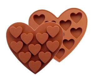 Moules à Chocolat en Forme de Coeur en Silicone 3D pour Gâteau Gelée Pudding Bonbons - Product Image 1