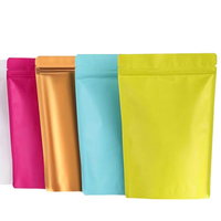 Sacs refermables en aluminium imprimés sur mesure avec logo, qualité alimentaire, pour emballage de nourriture pour animaux, avec fermeture éclair et couleur personnalisée