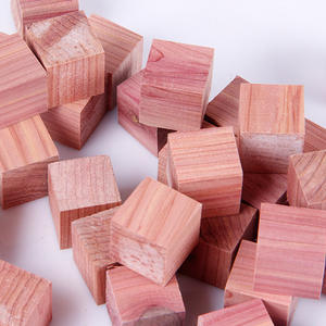 Placard désodorisant aromatique canada cèdre cubes puces anneau boule cèdre <span class=keywords><strong>rouge</strong></span> blocs de bois pour garde-robe vêtements stockage - Product Image 6