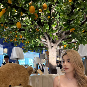 BGH YOUTUBE TIK TOK Orange Artificial Fuit Tree Activity Orange Tree Landscaping Artificial Decoration - Product Image 2