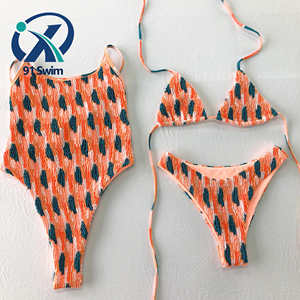 2023 Swimwear Manufacture Mature Women Swimwear Recycled Polyester Eco Friendly <strong>Swimsuit</strong> Sexy <strong>Bikini</strong> Set Custom - Product Image 4