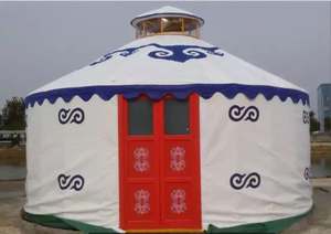 Grande <span class=keywords><strong>tente</strong></span> de <span class=keywords><strong>yourte</strong></span> mongole extérieure pour le Camping, utilisée par la famille - Product Image 5