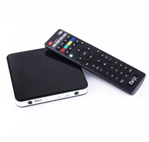 ホットセールLinux Android TV BOX TVIP 605 Amlogic S905Xクアッドコア1GB RAM 8GB ROM TVIP Sボックス