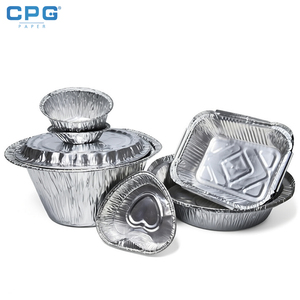 Plaque en aluminium robuste ovale à parois gaufrées profondes pour banquet et cuisson, récipient alimentaire en aluminium - Product Image 1