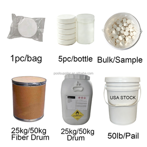 Tablettes de <span class=keywords><strong>chlore</strong></span> pour <span class=keywords><strong>piscine</strong></span> certifiées EPA 200g, stabilisées, à dissolution lente, format baril, pour usage résidentiel et commercial, en poudre - Product Image 5
