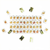 Jeu de Mahjong de Luxe en Acrylique Perlé Gravé, Cadeau de Fêtes, Tuiles de Mahjong Sans Soudure avec Dos Marbré