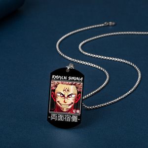Commercio all'ingrosso Hip Hop Punk Cartoon in acciaio inox Laser ciondolo Dog Tag collana <span class=keywords><strong>Anime</strong></span> per gli uomini - Product Image 5