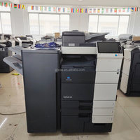 Photocopieur Konica Minolta Bizhub 808 haute efficacité, reconditionné, zone d'impression A3, imprimante/copieur noir et blanc avec finisseur
