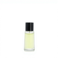 Bouteille en verre cylindrique Aroma Garden, design luxueux, bouchon en liège, impression sur soie personnalisable pour désinfectant volcanique et parfum