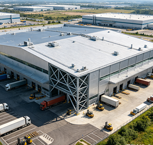 China Professional Custom Steel Structure Building Prefab Steel Structure Workshop Industrial Hall Warehouse - Product Image 1