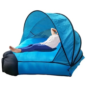Customizable <b>Inflatable</b> <b>Sofa</b> Recliner with Awning Portable <b>Inflatable</b> <b>Sofa</b> Bed for Picnic, Beach, Backyard, Outdoor Camping - Product Image 2
