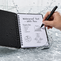 Wasserfestes Steinpapier-Notizbuch, Reißfestes Ölbeständiges Allwetter-Notizbuch mit PP-Einband, Anpassbares Logo Spiralgebundenes Feldnotizbuch