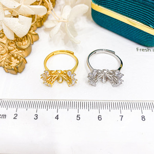 DIY <b>Silver</b> Ornament Ring Holder with 9-10mm Round <b>Bead</b> S925 <b>Silver</b> Accessories 6mm and 12mm Sizes Available - Product Image 2