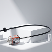 Capteur linéaire magnétostrictif sans contact à tube flexible RF, 24VDC 4-20mA, IP68, haute linéarité