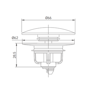 Bouchon <span class=keywords><strong>de</strong></span> lavabo anti-odeur avec filtre <span class=keywords><strong>de</strong></span> sol <span class=keywords><strong>de</strong></span> style tendance, bouchon <span class=keywords><strong>de</strong></span> lavabo pop-up avec noyau rebondissant, attrape-cheveux - Product Image 6