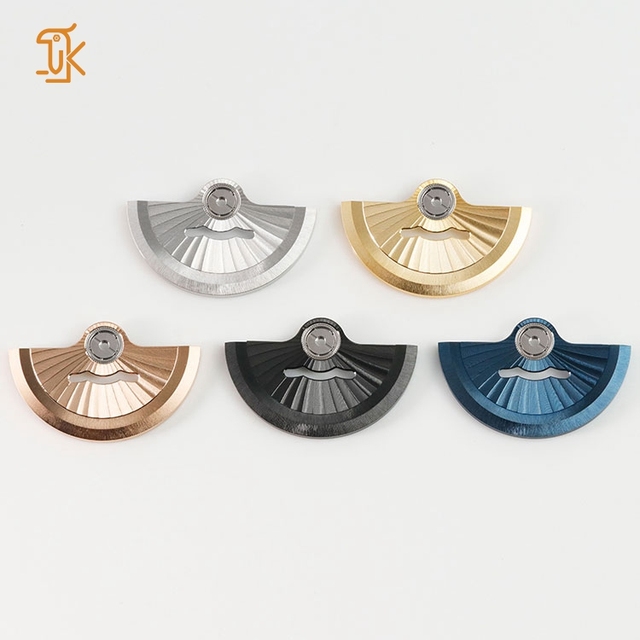 OEM ODM Automatic Watch Movement Rotor NH35 NH34 NH36 NH38 NH70 Brass Sunburst Multi Color Custom Logo Oscillating Weight Hammer