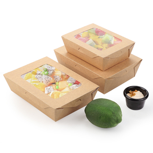 Tazón de Papel Kraft Desechable Impreso de 500 ml, 750 ml, 1000 ml, 1300 ml, 1500 ml para Llevar Sopa o Ensalada con Tapa (Personalizable) - Product Image 4