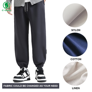 Men Wind Resistant <strong>Chino</strong> Jogger Pants Autumn Winter New Arrival Relaxed <strong>Cuffed</strong> Ankle Trousers Outdoor Casual Sports Bottoms - Product Image 6