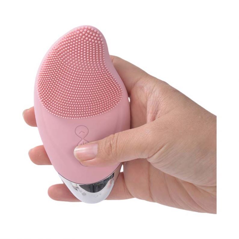 Newest Electric Silicone Face Brush Cleanser Waterproof Facial Cleaning Machine with Exfoliators Skin Care Face Brush